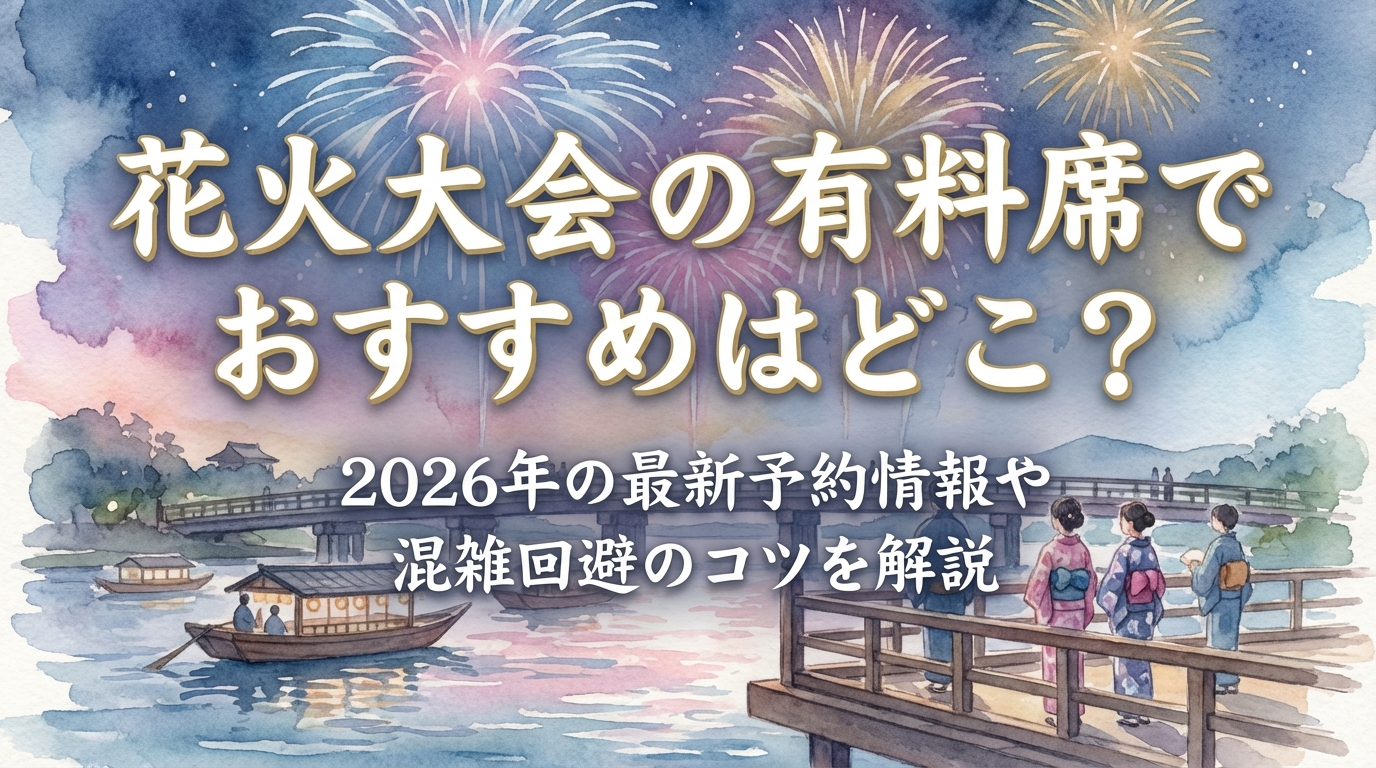 花火大会の有料席でおすすめはどこ？2026年の最新予約情報や混雑回避のコツを解説？