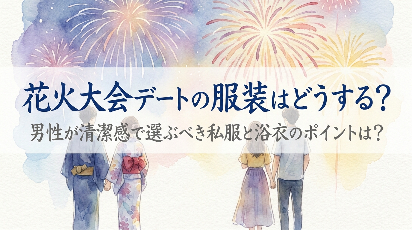 花火大会デートの服装はどうする？男性が清潔感で選ぶべき私服と浴衣のポイントは？