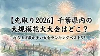 【先取り2026】千葉県内の大規模花火大会はどこ？打ち上げ数が多い大会ランキングベスト5！