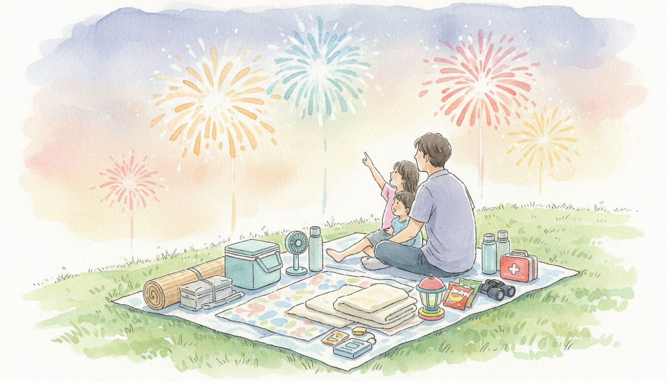 まずはここから！花火大会を快適に過ごすための基本準備