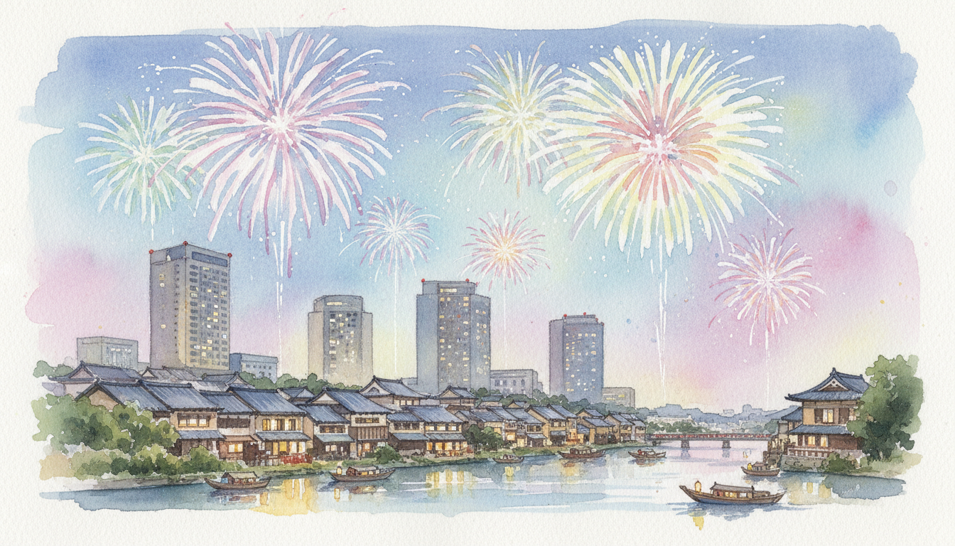 なぜ花火大会では宿泊がおすすめ？前泊と後泊がもたらす驚きのメリット