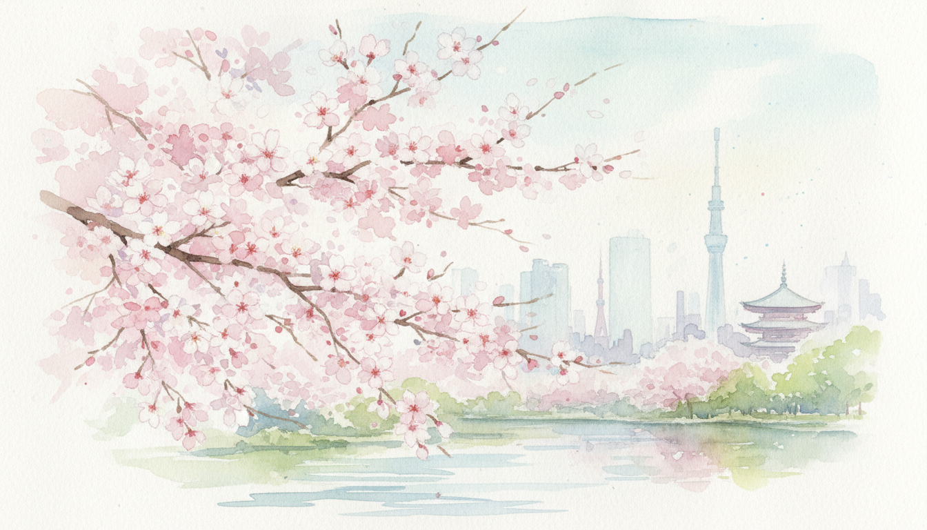 2026年の東京の桜はいつ開花・満開を迎える？