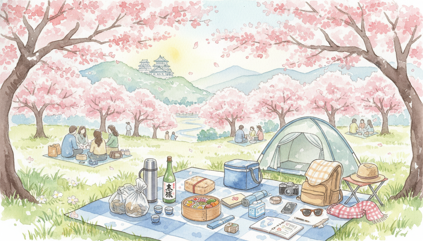 なぜお花見にはこれほど多くの持ち物が必要なの？