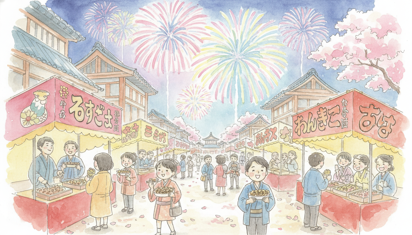 なぜ花火大会の屋台はあんなに混雑するの？