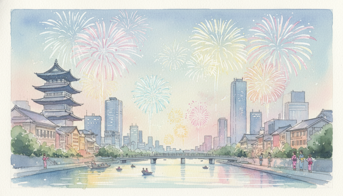 2026年東京の花火大会は5月から本格スタート！隅田川・足立など目白押し
