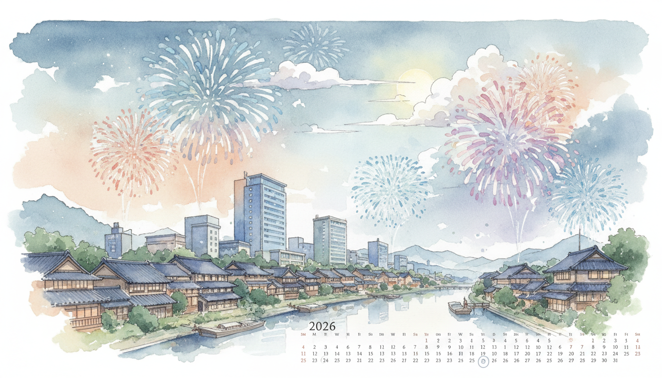 2026年の花火大会を楽しむ鍵は「1年前からのスケジュール把握」