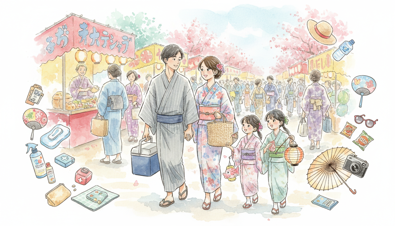 夏祭りを200%楽しむための持ち物完全リスト