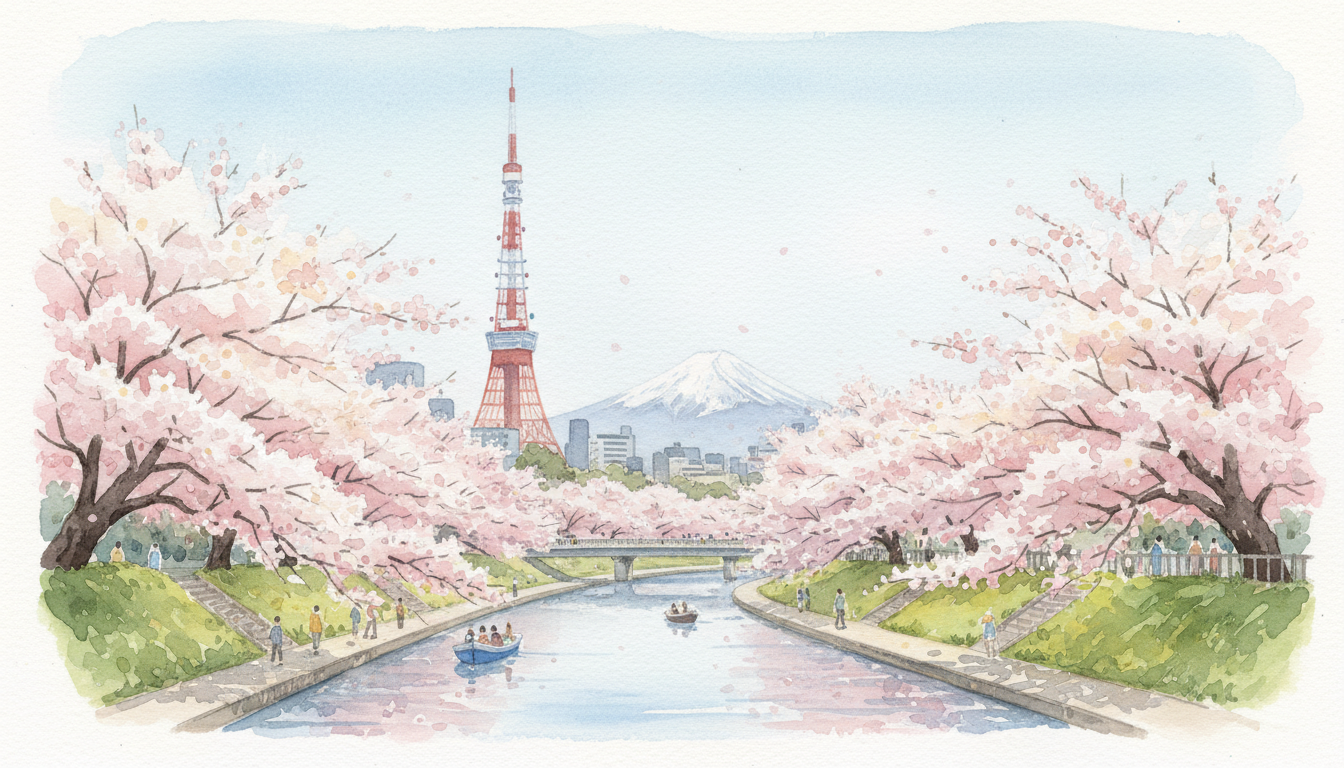 2026年東京の桜は3月19日に開花！満開は27日頃の予想です