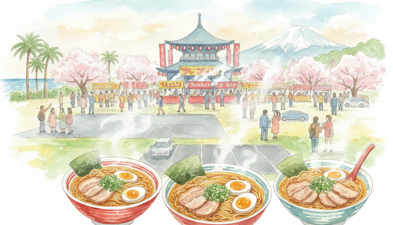 2026年は湘南平塚を皮切りに全国各地でラーメンの祭典が開催