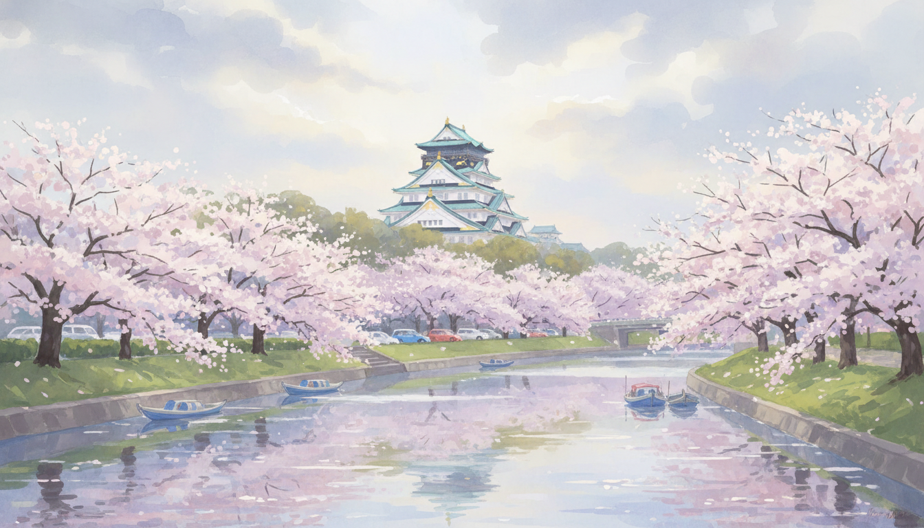 2026年の大阪の桜は3月下旬から！見頃と主要スポットの最新情報