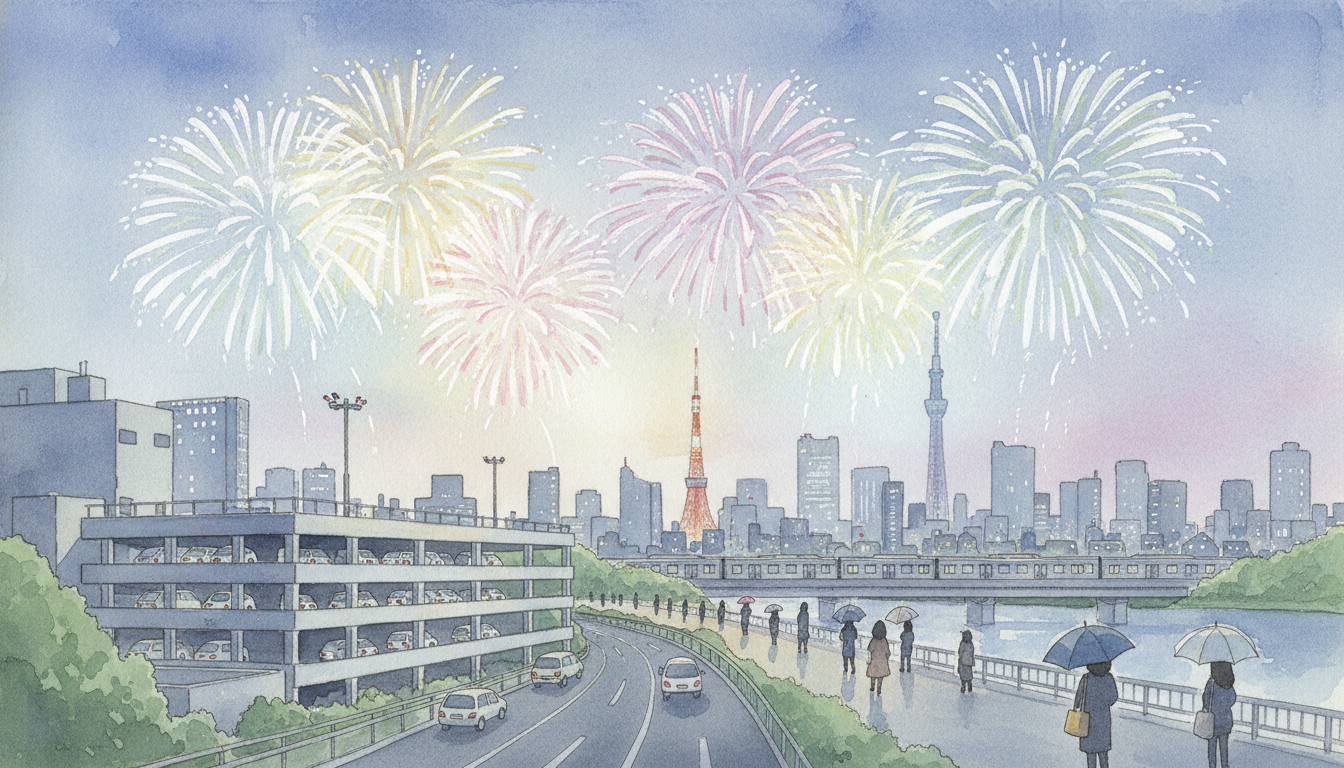 まずは確認！今日の東京での花火大会開催状況は？