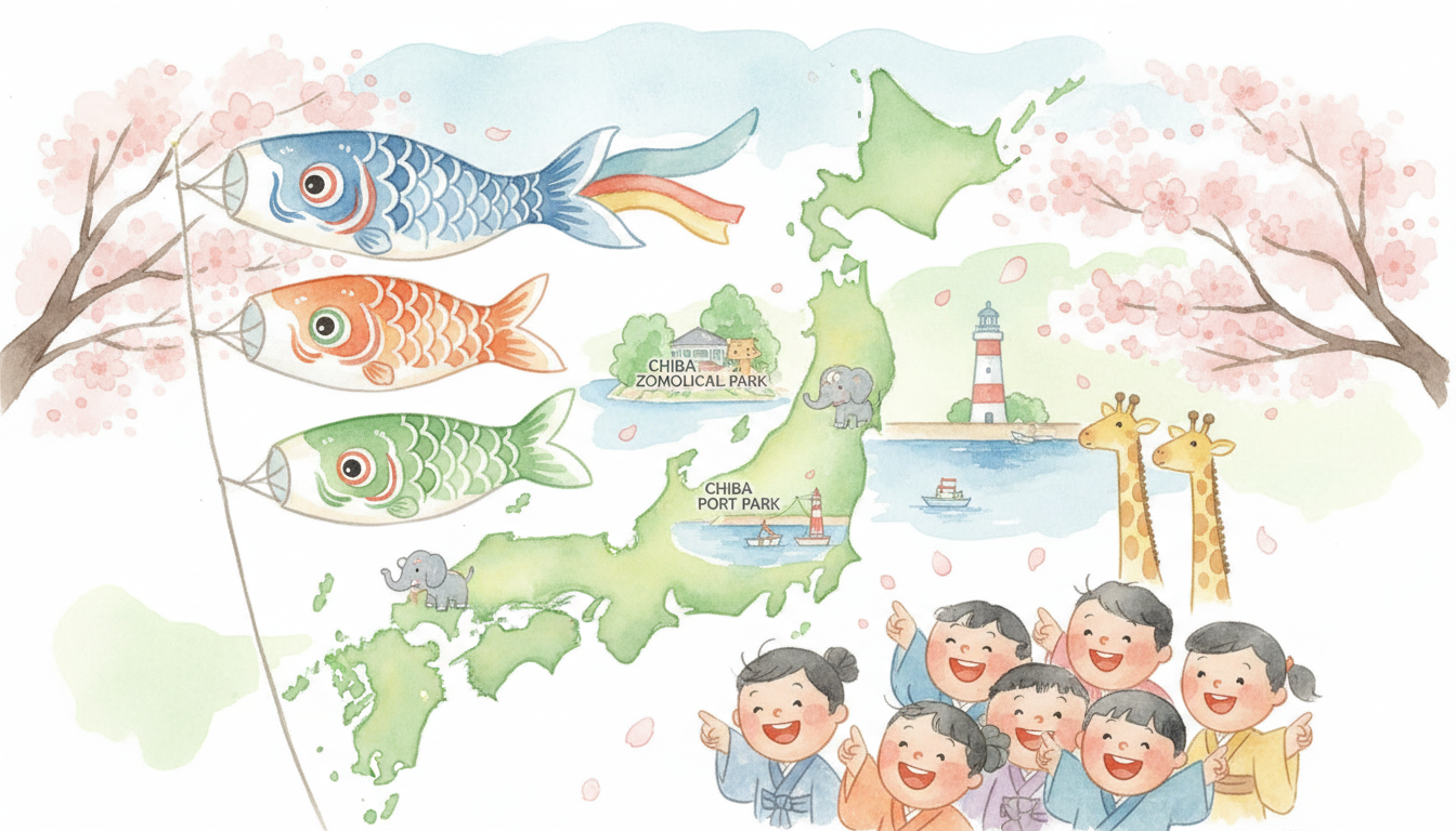 2026年のこどもの日は千葉市動物公園やポートパークが狙い目！