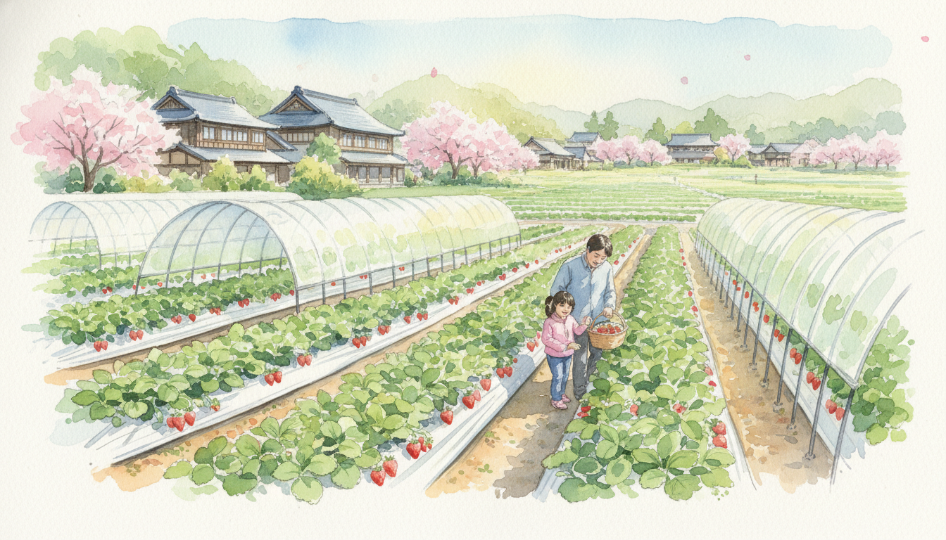 成田・富里エリアで見つける！宿泊セットのいちご狩りプラン