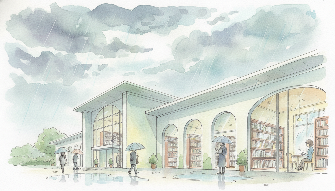 なぜ千葉の大型図書館や読書スポットが雨の日に人気なの?