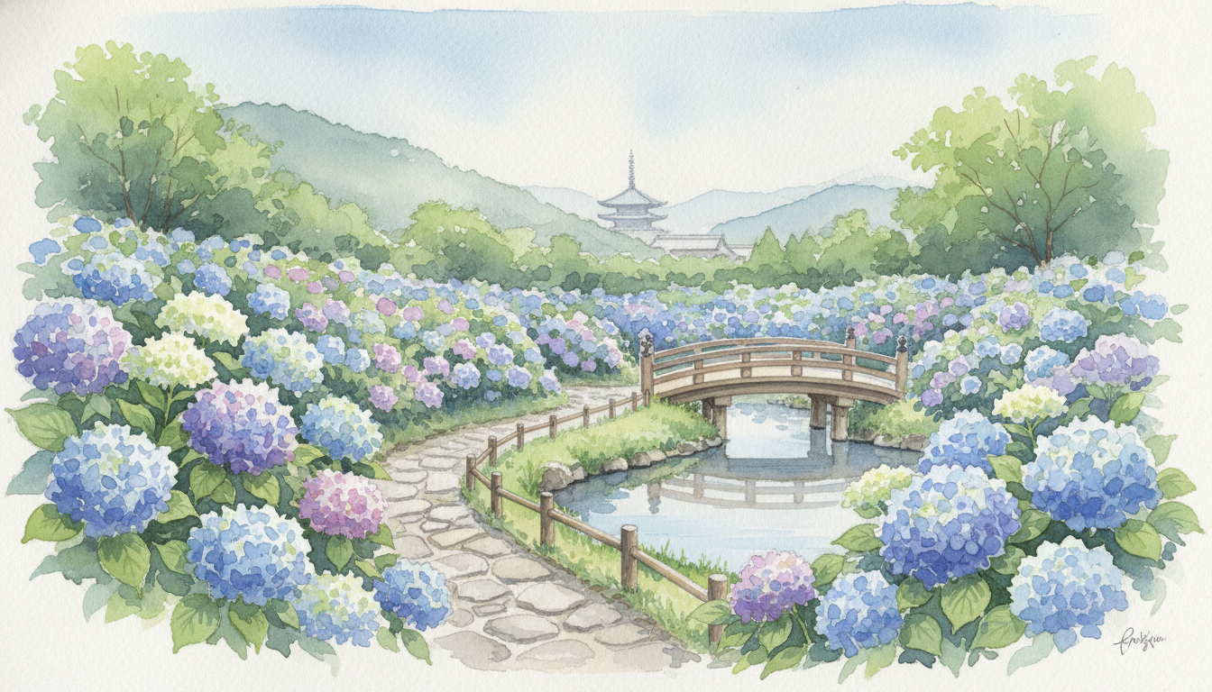 2026年の千葉県内あじさい祭りは6月上旬から下旬にかけて開催！