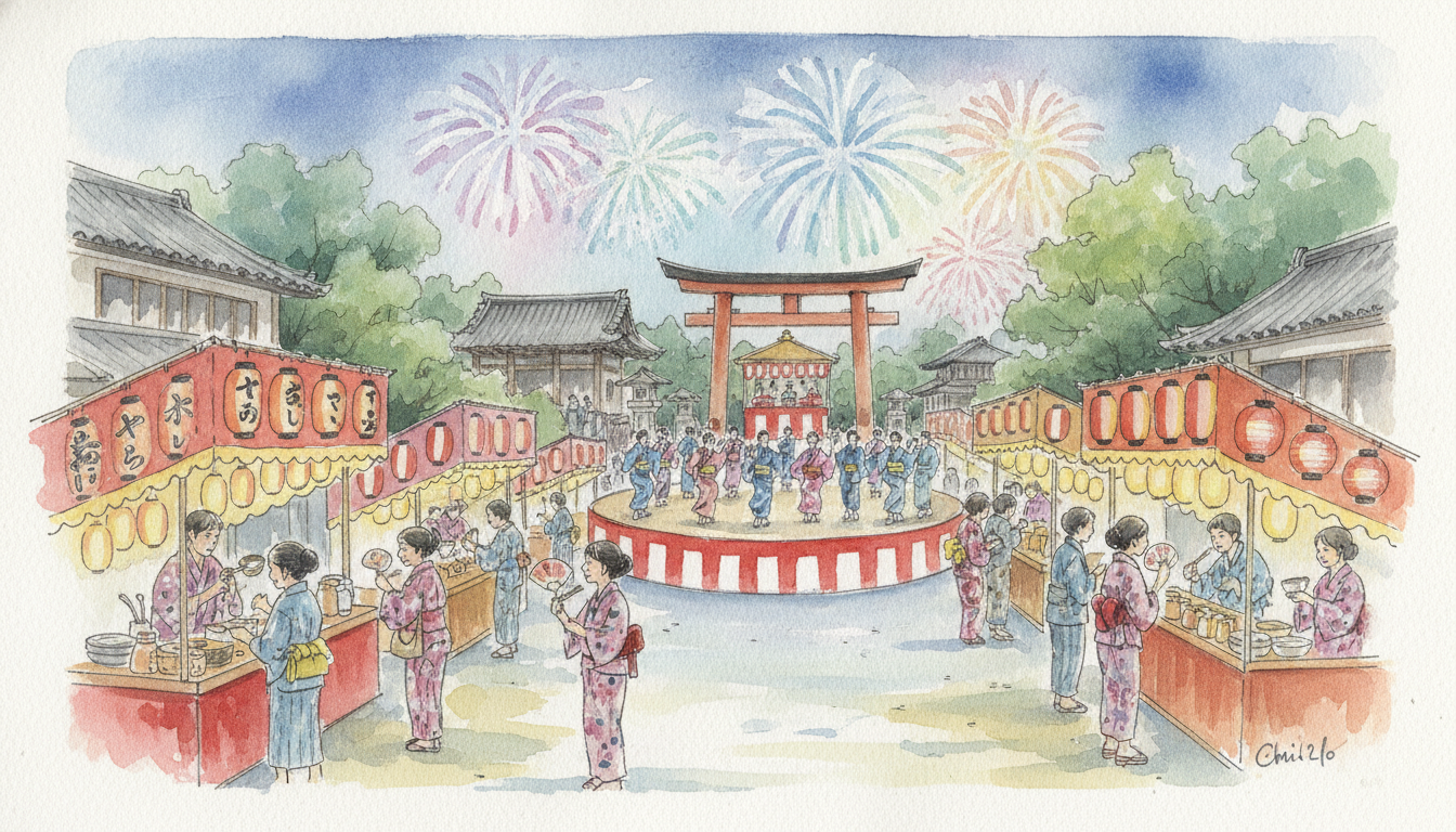 地域密着の屋台が楽しめるおすすめのお祭り5選