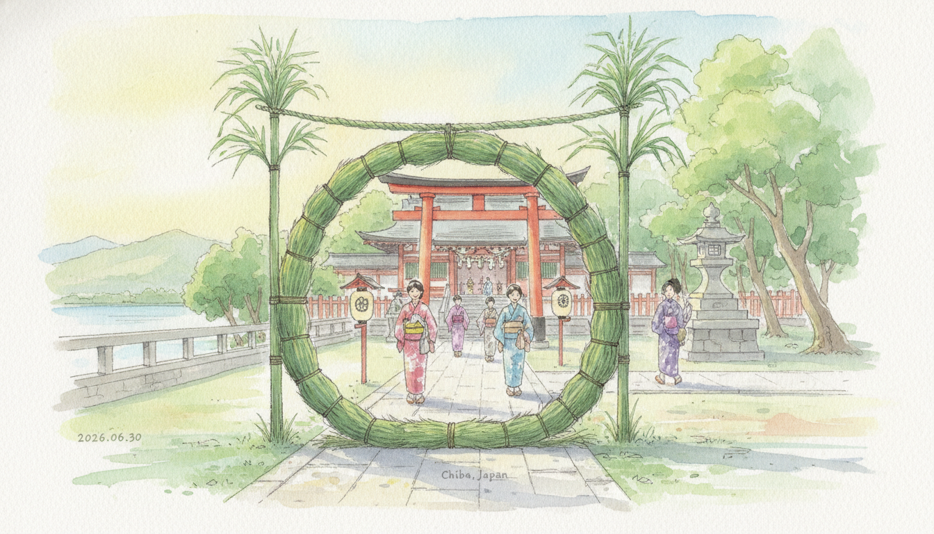 2026年6月30日は千葉の神社で厄落とし！